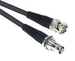 CABLE ASSY, BNC PLUG-BLKHD JACK, 304.8MM CC59A-MF-1