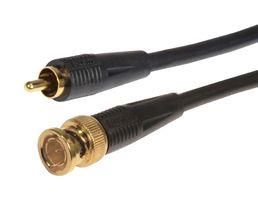 CABLE ASSY, RCA PHONO PLUG-BNC PLUG CC59A-RB-1