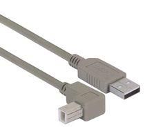 CABLE ASSY, 2.0, A PLUG-B R/A PLUG, 3.3' CAA-90UB-1M