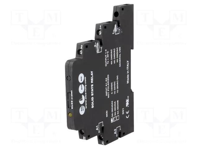 Relay: interface; SPST-NO; Ucntrl: 5÷10VDC; 6A; SA ELCO SRL SA-06240A5