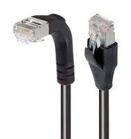 ENET CORD, CAT6, R/A RJ45 PLUG-PLUG, 2' TRD695SZRA1BLK-2