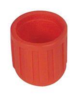 COVER, NUT, BNC CONN, PVC, RED BIF-H2