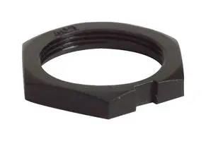 NYLON NUT, SIZE 13/16-28, BLACK WPNUT-13/16-28