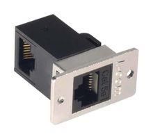 MOD COUPLER, R/A RJ45 JACK, CAT5E, 8P8C ECF504-R5E