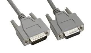 CABLE ASSY, 15P D SUB PLUG-RCPT/7.62M CS-DSDMDB15MF-025