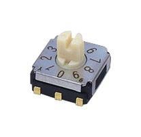 ROTARY CODED SW, 10 POS, 0.1A, 5VDC, SMD SA-7110TA