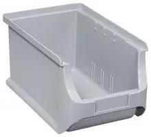 STACKABLE STORAGE BIN, 150X235X125MM/GRY 456223