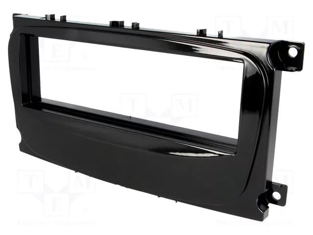 Radio frame; Ford; 1 DIN; metallic black 4CARMEDIA RAM-40.213.2