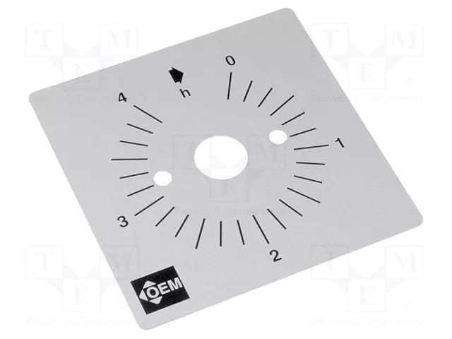 Scale for mechanical timer FAUCIGNY INSTRUMENTS S4H