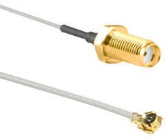 CABLE ASSY, U.FL PLUG-SMA JACK, 100MM CSI-SGFB-100-UFFR