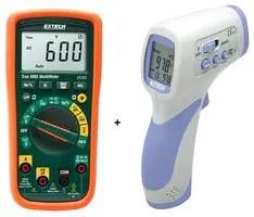 DIGITAL MULTIMETER, HH, TRMS, 10A, 600V EX350+ IR200 PROMO