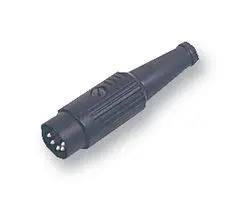 DIN AUDIO/VIDEO CONN, PLUG, 5POS 611-0500