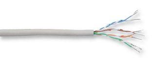 U/UTP CABLE, CAT5E, 24AWG, 305M 1592A F2VU1000