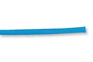 SLEEVING, BRAID, 4MM, BLUE, 25M 176-50030