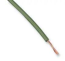 WIRE, TPE, GREEN, 2.5MM, 25M 60.7200-25