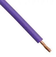 WIRE, H05V-K, VIOLET, 0.5MM, 100M 4510071