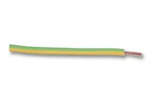 WIRE, H05V-K, GRN/YEL, 0.75MM, 100M 4510002