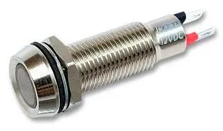 LED INDICATOR, 12VDC, RED 508-501-21