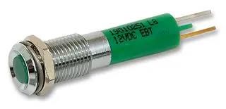 LED INDICATOR, 12V, GREEN 19010251