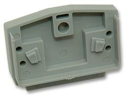 END PLATE, GREY, 4MM WIDE 264-368