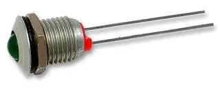 LED INDICATOR, 5MM, GREEN DX1093/GN