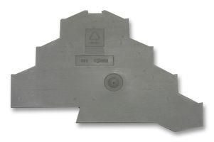 END PLATE, GREY, 1MM THICK 281-365.