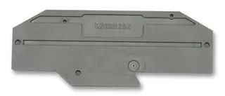 END PLATE, 2MM, GREY 282-334.