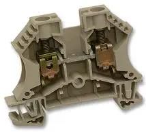 TERMINAL BLOCK, DIN RAIL, 2POS, 6AWG 102030 WDU10