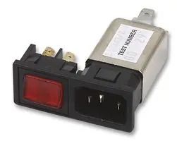 FILTER, INLET, IEC, 6A, DPST BZM27/A0620/59B
