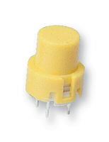 SWITCH, SPNO, ROUND, YELLOW D6R30LFS