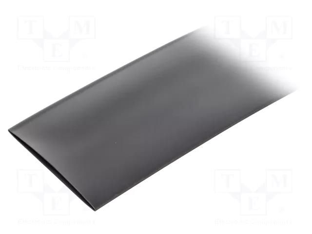 Heat shrink sleeve; 2: 1; 50.8mm; L: 0.15m; black; polyolefine ALPHA WIRE F2212IN-BK072