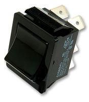 ROCKER SWITCH, DPDT, BLACK C1560VQAAA