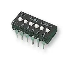 SWITCH, DIL, 6WAY ADE0604