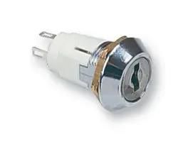 KEYLOCK SWITCH, SPDT, 90DEG, 1A, 24V SRL-5-P-D-2