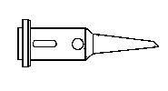 CHISEL TIP, 1.0MM SP.1.0S.F