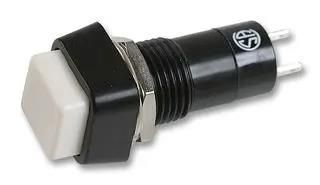 SWITCH, SPST, LATCHING, WHITE R13-23B-05-BW