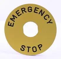 LEGEND, EMERGENCY STOP, 90MM ZBY8330