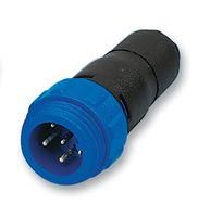 CIRCULAR CONNECTOR, RCPT, 4POS, CRIMP PX0411/04P/4550