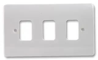 GRID PLUS - 2 GANG/3 WAY PLATE K3633WHI