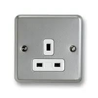 SOCKET, SURFACE, 13A, 1GANG K848ALM