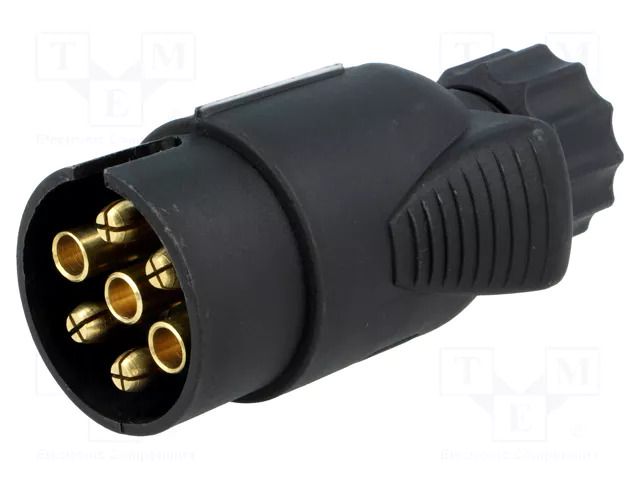 Connector: automotive; for towbars,for trailers; plug; 12VDC TESAT W12-T7-31