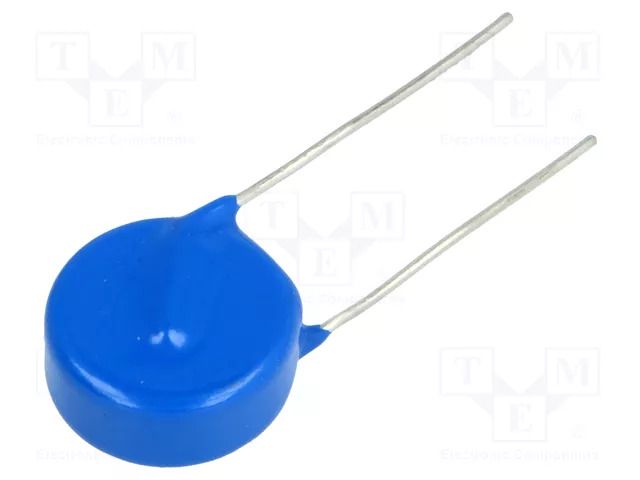 Varistor: metal-oxide; THT; 1.1kVAC; 1465VDC; 1.8kV; 100A; Ø10mm EPCOS / TDK SIOV-S20K1000