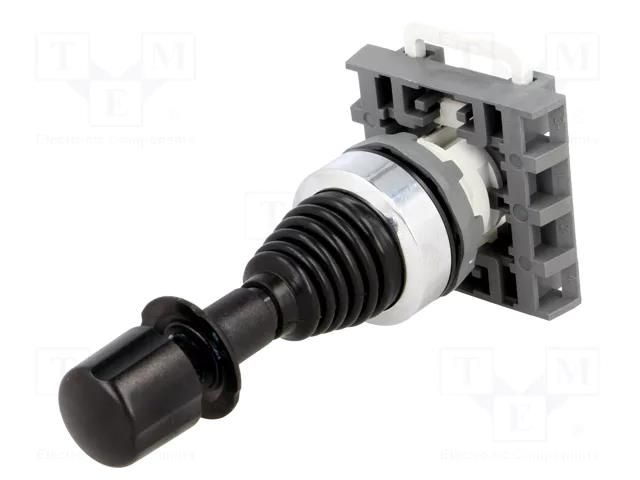 Switch: joystick; 22mm; Stabl.pos: 2; black; none; MJS; Pos: 2 ABB MJS7-60B