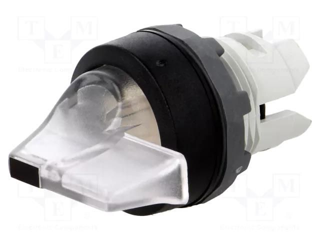 Switch: rotary; 22mm; Stabl.pos: 2; transparent; MLB-1; IP66; M3S ABB M3SS8-11C