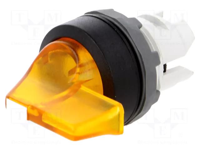 Switch: rotary; 22mm; Stabl.pos: 1; yellow; MLB-1; IP66; prominent ABB M3SS5-11Y