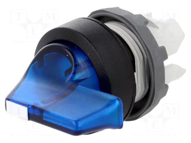 Switch: rotary; 22mm; Stabl.pos: 3; blue; MLB-1; IP66; prominent ABB M3SS4-11L