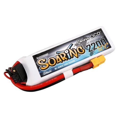 Gens ace G-Tech Soaring 2200mAh 11.1V 30C 3S1P Lipo Batte, Gens ace GEA223S30X6GT