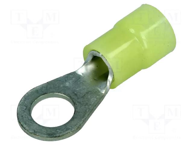 Tip: ring; M6; Ø: 6.5mm; 2.5÷6mm2; crimped; for cable; insulated JST FNGS6-6