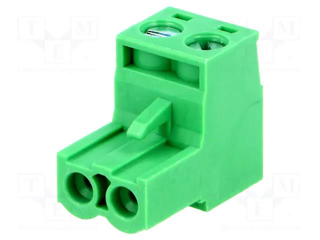 Connector: pluggable terminal block; plug; female; 15A; 300V; 1x2 ADAM TECH EBHA-02-C