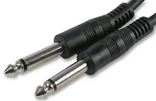 LEAD, 6.35MM MONO JACK PLUG-PLUG, 0.15M PSG03084